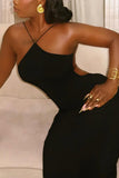 Strappy Back Midi Dress