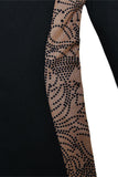 Long-Sleeve Jumpsuit with Side Detail