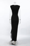 Elegant Sleeveless Long Dress