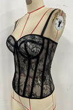 Lace Bustier Top