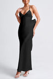 Elegant Spaghetti Strap Evening Dress