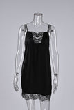 Lace-Trim Slip Dress