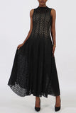 Sleeveless Lace Maxi Dress