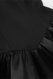 Strapless Peplum Evening Dress