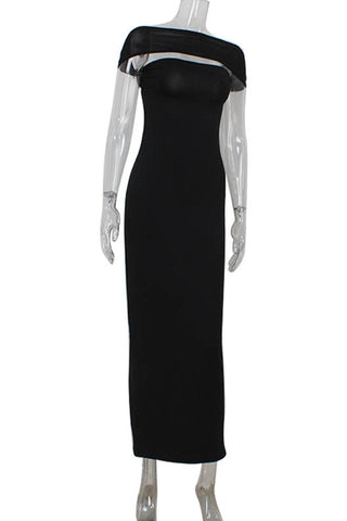 Elegant Off-Shoulder Evening Dress