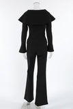 Elegant Button-Front Pants Set
