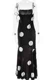 Polka Dot Spaghetti Strap Dress