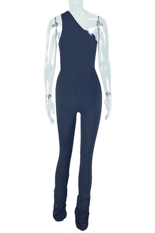Asymmetric Cutout Jumpsuit