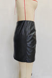 Studded Wrap Mini Skirt