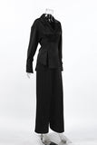 Tie-Waist Long Sleeve Pants Set