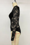 Lace Long-Sleeve Bodysuit