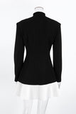 Single-Button Blazer Jacket