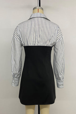 Chic Collared Casual Dress