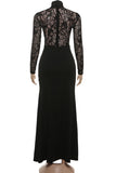 Elegant Lace Evening Gown