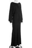 Long-Sleeve Casual Maxi Dress