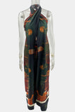 Tropical Halter Pants Set
