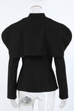 Statement Button-Accent Blouse