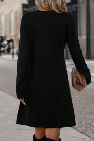 Stylish Color-Block Casual Dress