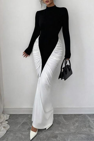 Elegant Ruched Evening Dress
