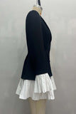 Chic Two-Tone Casual Dress