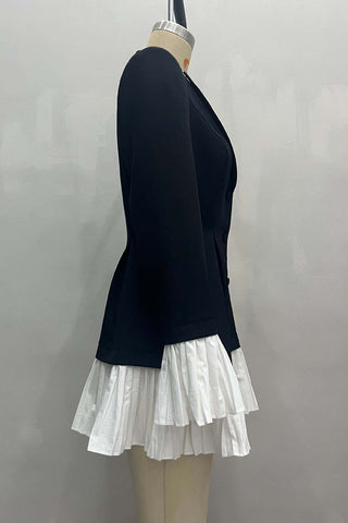 Chic Two-Tone Casual Dress