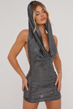 Sequin Halter Night Out Dress