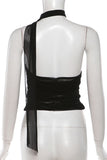 Asymmetric Neckline Tank Top