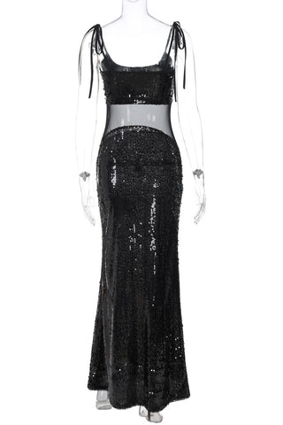 Elegant Sequin Evening Dress