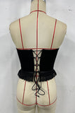 Strapless Lace Trim Camisole