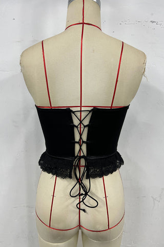 Strapless Lace Trim Camisole