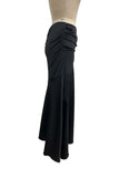 Draped Skirt with Tie Detail