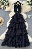 Tiered Ruffle Maxi Dress