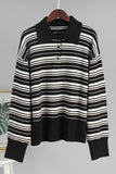Striped Polo Long Sleeve Shirt