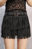 Fringe Embellished Skort