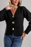 Stylish Button-Detail Cardigan