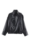 Oversized Asymmetric Collar Jacket