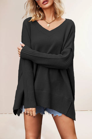 Oversized V-Neck Sweater
