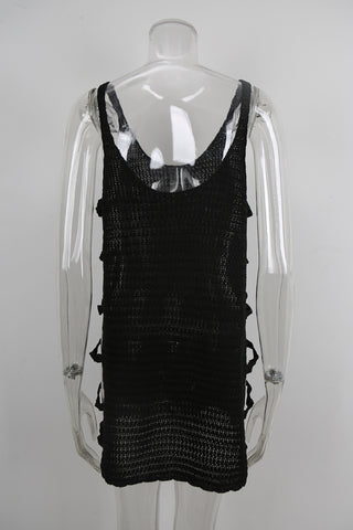 Open-Knit Beach Cover-Up