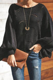Oversized Knit Sweater with Relaxed Fit