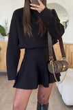 Long-Sleeve Casual Knit Dress