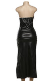 Sleek Strappy Casual Dress