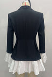 Chic Two-Tone Casual Dress