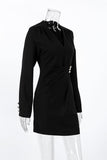 Elegant Button-Detail Casual Dress