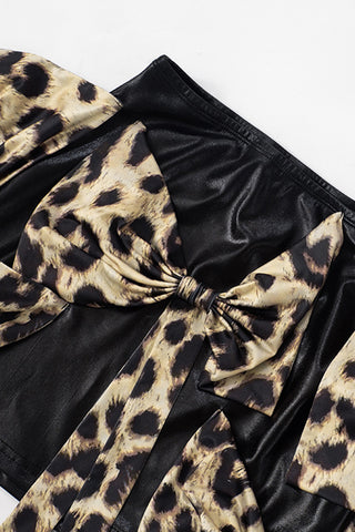 Bow-Accent Mini Skirt