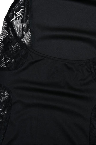 Elegant Halter Lace Maxi Dress