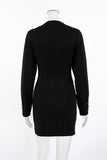 Button-Accent Casual Dress