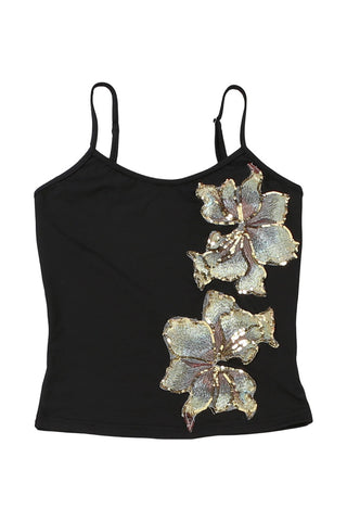Floral Embellished Tank Top
