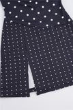 Polka Dot Casual Midi Dress