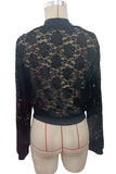 Lace Bomber Jacket