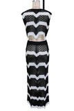 Chic Two-Piece Skirt Set